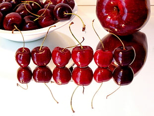red cherry lot HD wallpaper